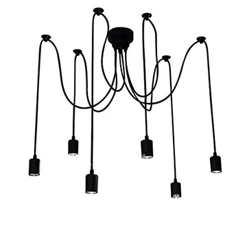 Lampa wisząca Lixada 6 -punkty światła E27