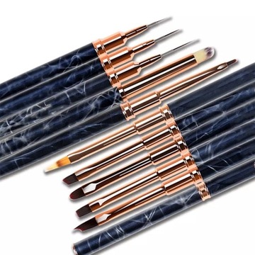 КРУГЛАЯ КЛАВИР-ГЕЛЕВАЯ И АКРИЛОВАЯ ГЕЛЬ-КИСТОЧКА