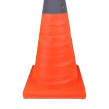 PACHOŁEK DROGOWY SKŁADANY 2 PASY ODBLASKOWE 45CM