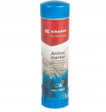 Маркировочный карандаш для животных, синий.