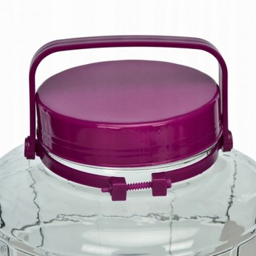 ГЕРМЕТИЧНАЯ стеклянная банка с ручкой 8л для варенья, меда, сиропов, огурцов.