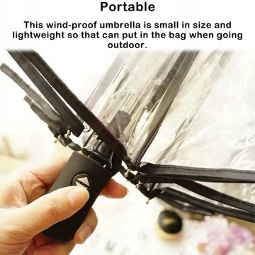 Универсальный прозрачный зонт Ручные зонты