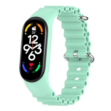 PASEK BRANSOLETA OPASKA DO XIAOMI MI BAND 3/4/5/6/7 - MINT