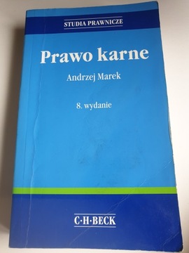 PRAWO KARNE Andrzej Marek