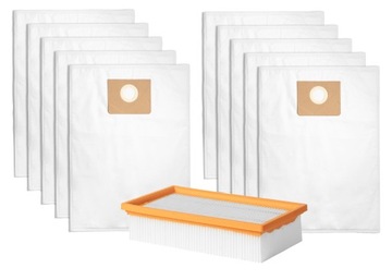 10x WORKI + FILTR DO ODKURZACZA Bosch GAS 35 L AFC