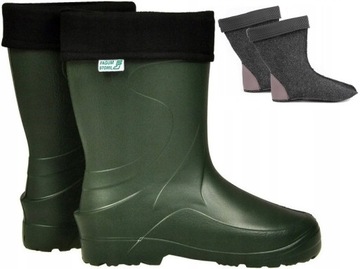 Kalosze DAMSKIE PIANKOWE gumowce robocze WODOODPORNE POLSKIE BARDZO LEKKIE