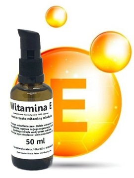 WITAMINA E WITAMINA MŁODOŚCI I GŁADKOŚCI SKÓRY SZKLANA BUTELKA 50 ML