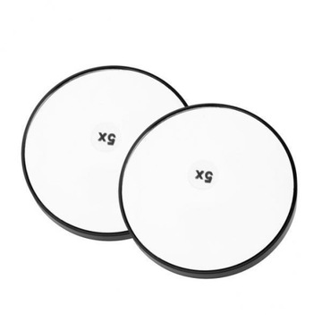 5x 2 . Czarne światło ścienne lustre ssące