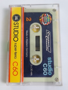 Kaseta magnetofonowa Studio C60 Super-Ferro