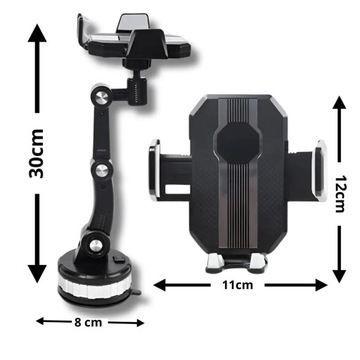 АВТОДЕРЖАТЕЛЬ ДЛЯ ТЕЛЕФОНА, ОКНА, КАБИНЫ, ДОСКИ, STRONG CAR LONG