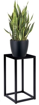 Kwietnik loftowy PIATTO RUSTIC 40 cm czarny