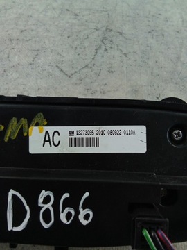 D866 PANEL KLIMATIZACE INSIGNIA 13273095