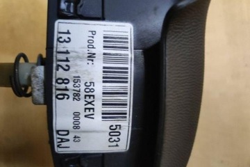 AIRBAG ŘIDIČE OPEL VECTRA C GTS 13112816 2.0L GASOLINE 129KW 2004