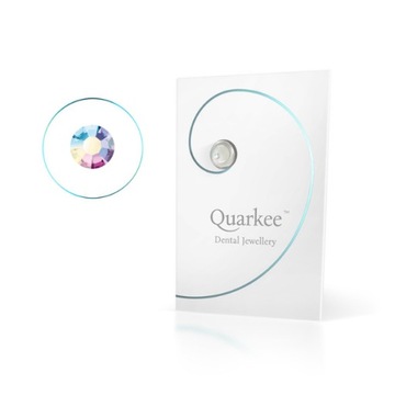 Зубные украшения Quarkee Crystal Clear AB 2,2 мм