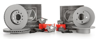 ZIMMERMANN TARCZE+KLOCKI P+T - FORD MONDEO IV Mk4