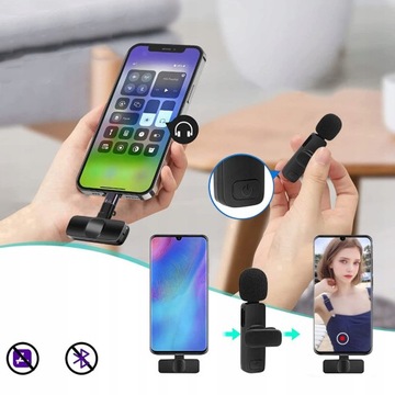 БЕСПРОВОДНОЙ МИКРОФОН ДЛЯ IPHONE/USB-C
