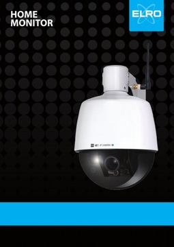 Беспроводная ПОВОРОТНАЯ IP-КАМЕРА ELRO WIFI или LAN НАРУЖНЫЙ ЗУМ x 3 IP66