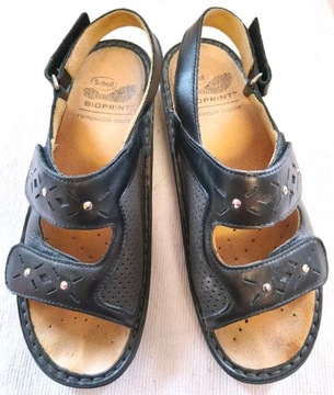 Buty damskie klapki Scholl 39 sandały na rzepy