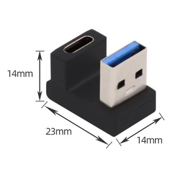 РАЗЪЕМ УГЛА 180 ГРАДУСОВ USB A USB C