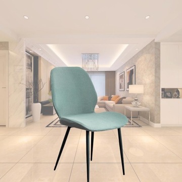 Изогнутый чехол на обеденный стул для конференций