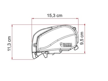 ТЕНТ РОЛЛЕТНИЦА FIAMMA F80S 400x250см ТИТАН