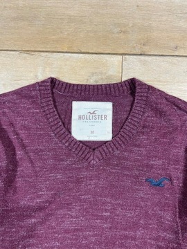 Hollister sweterek męski bawełna logo unikat M L