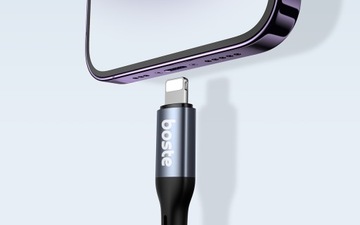 BOSTE ADAPTER PRZEJŚCIÓWKA AUDIO LIGHTNING DO IPHONE - MINI JACK AUX 12CM