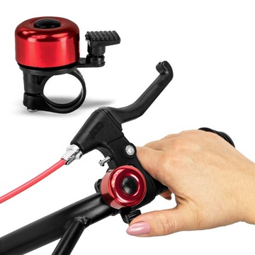 Dzwonek rowerowy metalowy głośny Titafka na rower hulajnogę