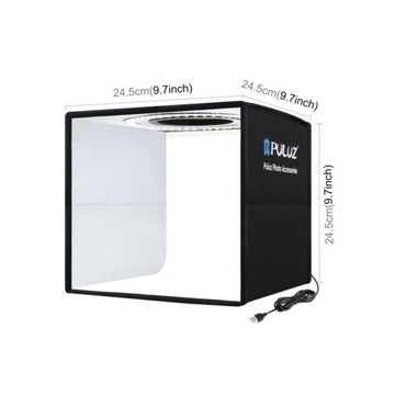 БЕСТЕНЕВАЯ ФОТОТЕНТА 25х25 СВЕТОДИОДНЫЕ ЛАМПЫ 5500К