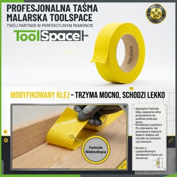 TAŚMA PAPIEROWA MASKUJĄCA MALARSKA 19/50