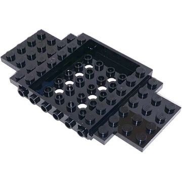 LEGO 65634 Podwozie 6x12x1 do Samochodu Czarny Black 1szt