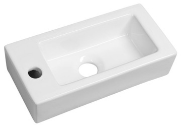 ZOE umywalka ceramiczna 37x9x18 cm lewa AR496