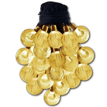 GIRLANDA OGRODOWA OZDOBNA TARASOWA NA USB DO OGRODU 40LED 5M LAMPKI