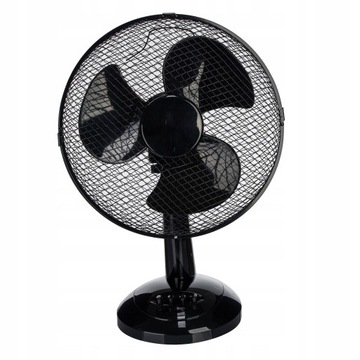 WENTYLATOR BIURKOWY WIATRAK NA BIURKO STOŁOWY MOCNY CICHY 3 prędkości 35W
