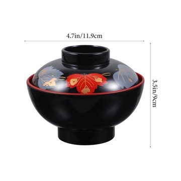 ЯПОНСКАЯ ЧАША С КРЫШКОЙ ДЛЯ СУПА ТРАДИЦИОННАЯ ЧАШКА ДЛЯ РИСА