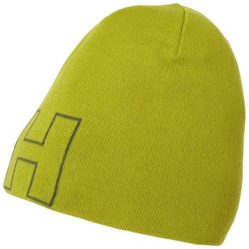 Czapka na zimę lekka ciepła z logo Helly Hansen OUTLINE bright moss