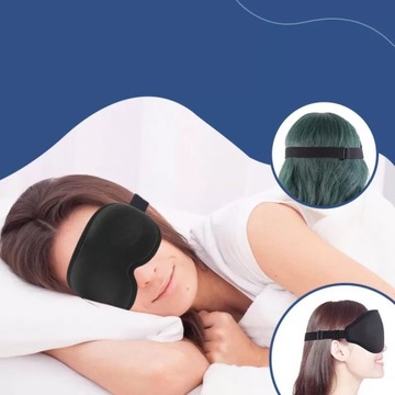 МАСКА ДЛЯ ГЛАЗ 3в1 ДЛЯ СПОКОЙНОГО СНА + 2 ТАЙМЕРА СТОП-ТАЙМЕРА РАЗЪЕМНЫЙ КОРПУС