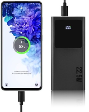 Портативный аккумулятор POWER BANK 20000 для телефона LG WING 5G