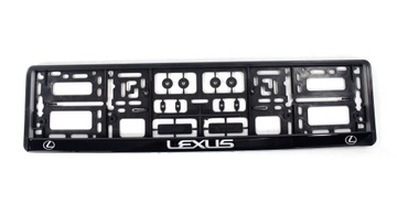 RAMKA TABLICY REJESTRACYJNEJ LEXUS PREMIUM ŻELOWA