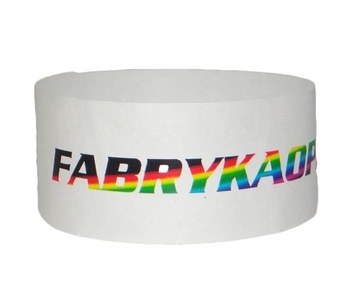 OPASKI NA RĘKĘ TYVEK 25mm 2000 szt. NADRUK COLOR