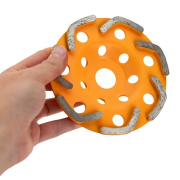 Tarcza do szlifowania betonu garnkowa diamentowa 125 mm