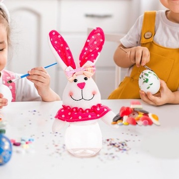 Pojemnik do przechowywania słoików na cukierki wielkanocne z hermetyczną po