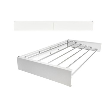 Suszarka ścienna składana na balkon, Foxydry Hide biały 71x35x13