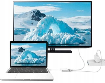 Многопортовый адаптер HUB USB-C — HDMI 4K, USB 3.0 и USB-C PD OTG ДЛЯ ТЕЛЕФОНА