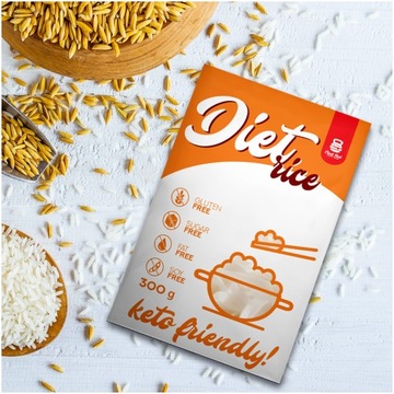 Cheat Meal Diet Rice 400g RYŻ KONJAC BEZGLUTENOWY DIETA KETO MAKARON