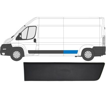 Listwa przed kołem tył Ducato Boxer Jumper 2006-