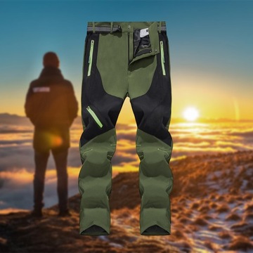 Men Hiking Pants Waterproof Scratch Resistant Long