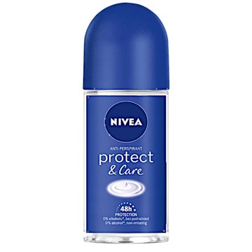 NIVEA WOMEN ROLL-ON DEZODORANT ANTIPERSPIRANT DAMSKI KULKA PROTECT & CARE