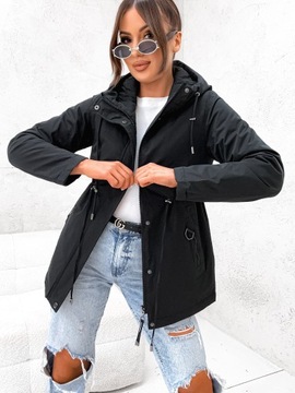 Осенняя двусторонняя ЖЕНСКАЯ куртка_Цвета парки - S