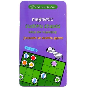 GRA MAGNETYCZNA The Purple Cow SUDOKU Kształty 5+
